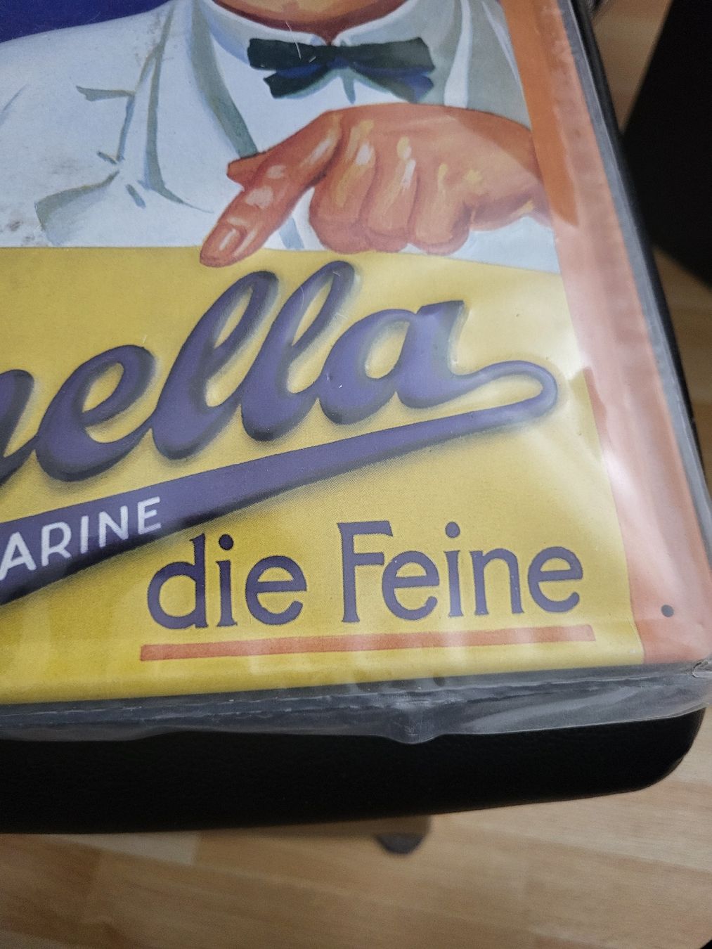 Insegne: Blechschild Sanella Margarine  – Nuovo (secondo la descrizione) da Riehen venduto da tamola67 3