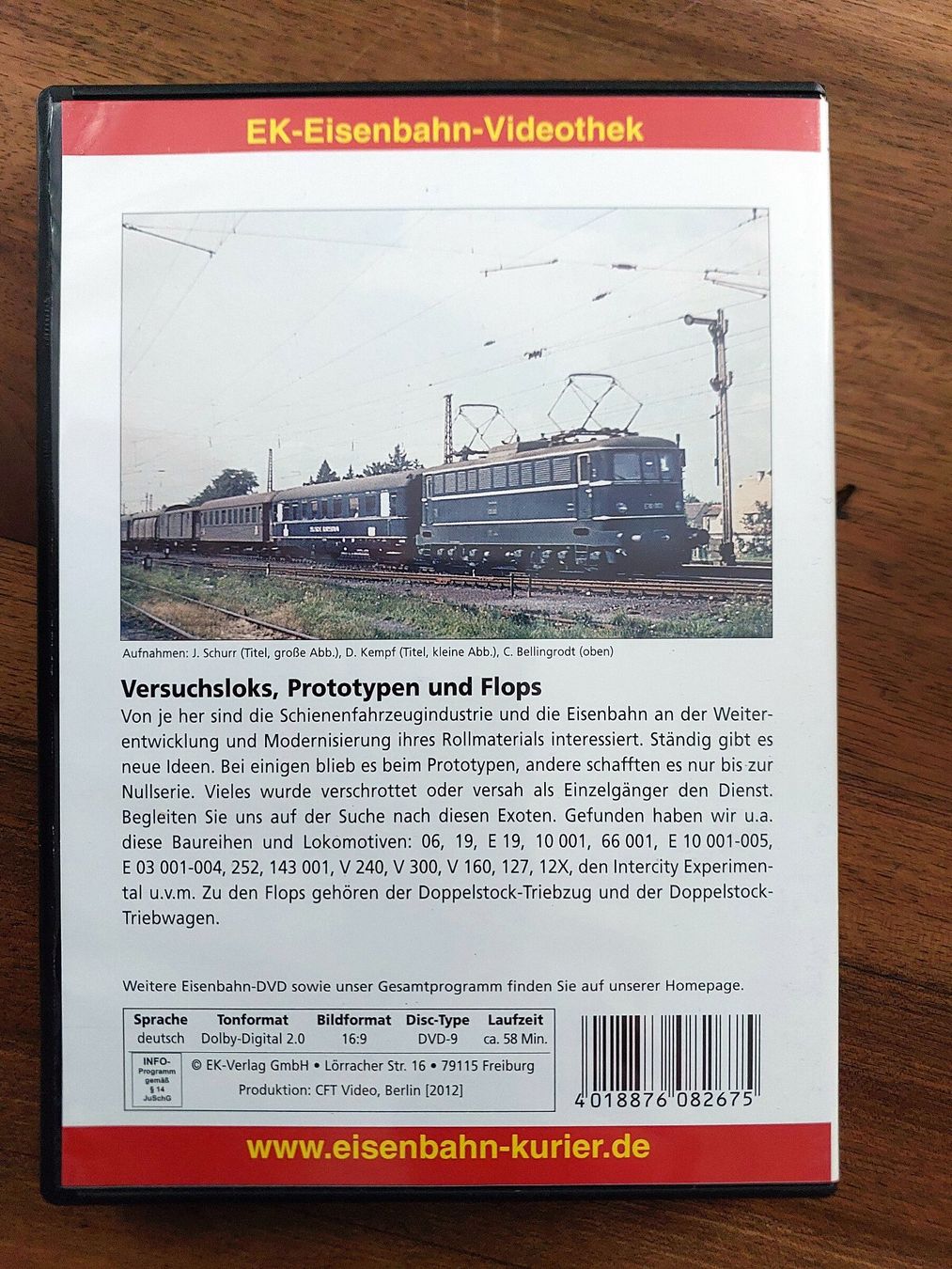 Alle DVDs: Versuchsloks Prototypen Flops - Eisenbahn Kurier - DVD – Gebraucht aus Schönenwerd von Steidi 2