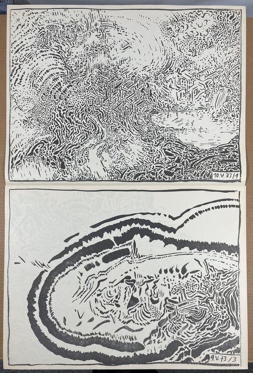 Markus Rätz (1941-2020) Seriaal Serigraphie Heft (Gebraucht) in Root ...