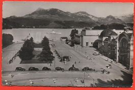 LUZERN Bahnhofplatz mit Rigi - Oldtimer, Auto
