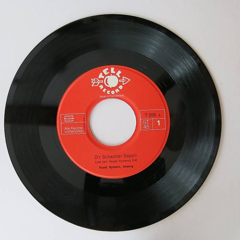 Dischi in vinile: Vinyl-Single 7" Ruedi Rymann – Usato da Bözen venduto da Keramik22 2