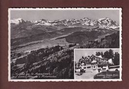 Ausblick von ST. ANTON - Gasthaus Rösli - 1947