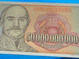 Belgrad 1993 - YU - 50000000000 Dinara aUNC- UNC - Obrenović