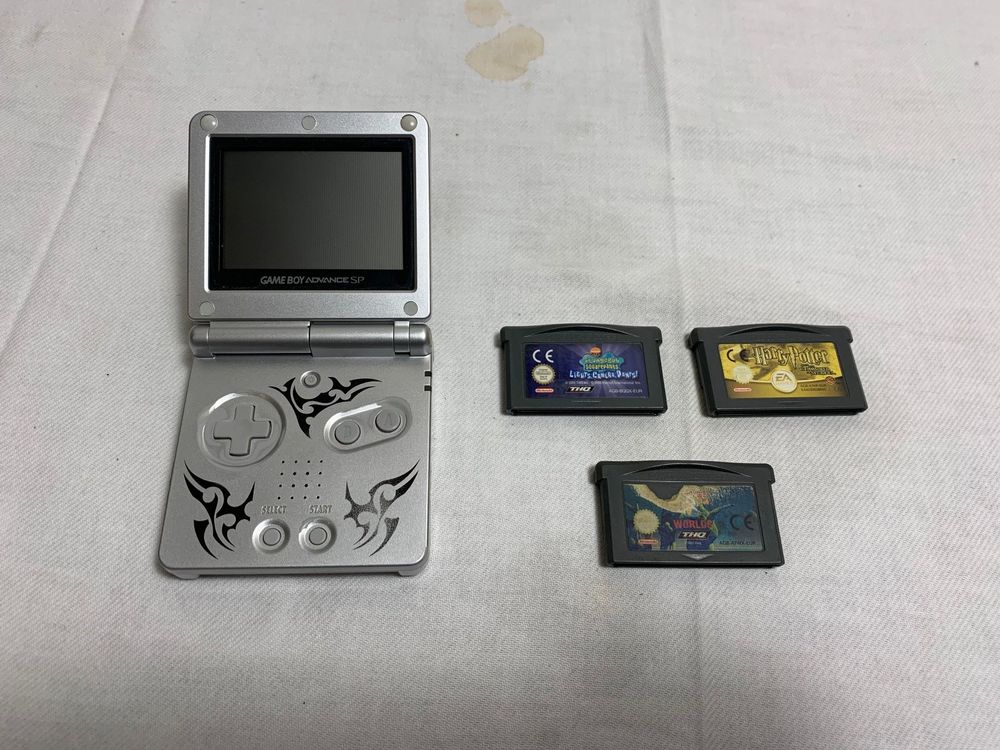 Game Boy Advance SP + 3 jeu | Kaufen auf Ricardo
