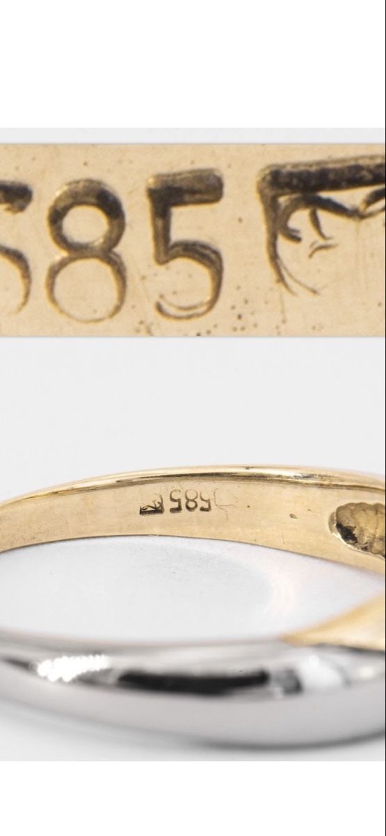 Anelli: Bague or diamants – Usato da Granges-Paccot venduto da keopskephrem 1