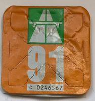 Autobahnvignette 1991