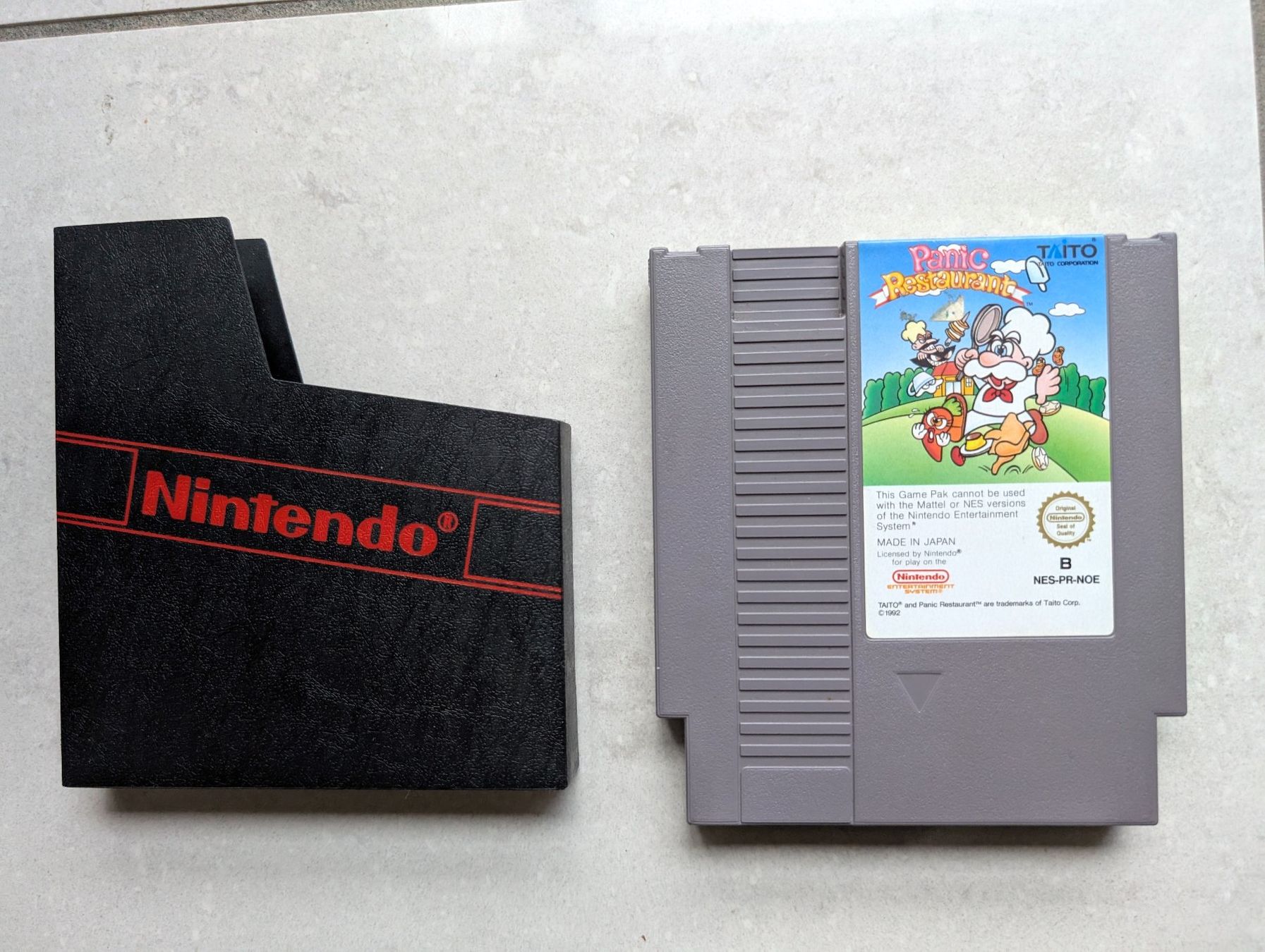 Nintendo Spiele: PANIC RESTAURANT (PAL) - NINTENDO NES - SELTEN! – Gebraucht aus Spiegel b. Bern von Natix 2