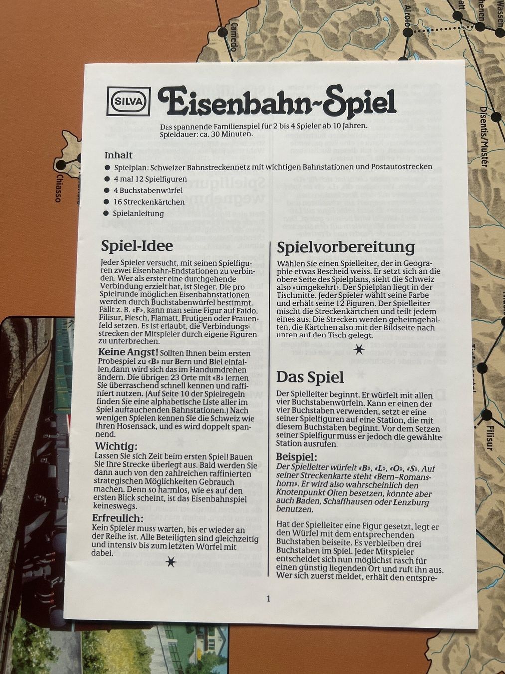 Spiele: Oldscool Eisenbahn Spiel – Gebraucht aus Zufikon von otava01 2