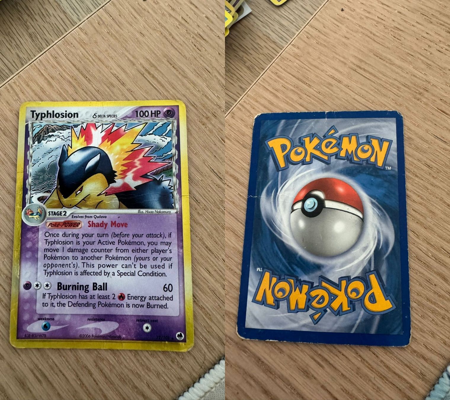 Pokémon Carte collezionabili: Typhlosion 12/101 holo – Usato da Chavannes-Renens venduto da skywalker1942
