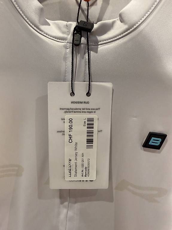 Leibchen & Hosen: Statements Training Jersey ? White – Gebraucht aus Zug von welcomecycles 2