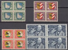 SBK J53 - J56 im 4er-Block postfrisch