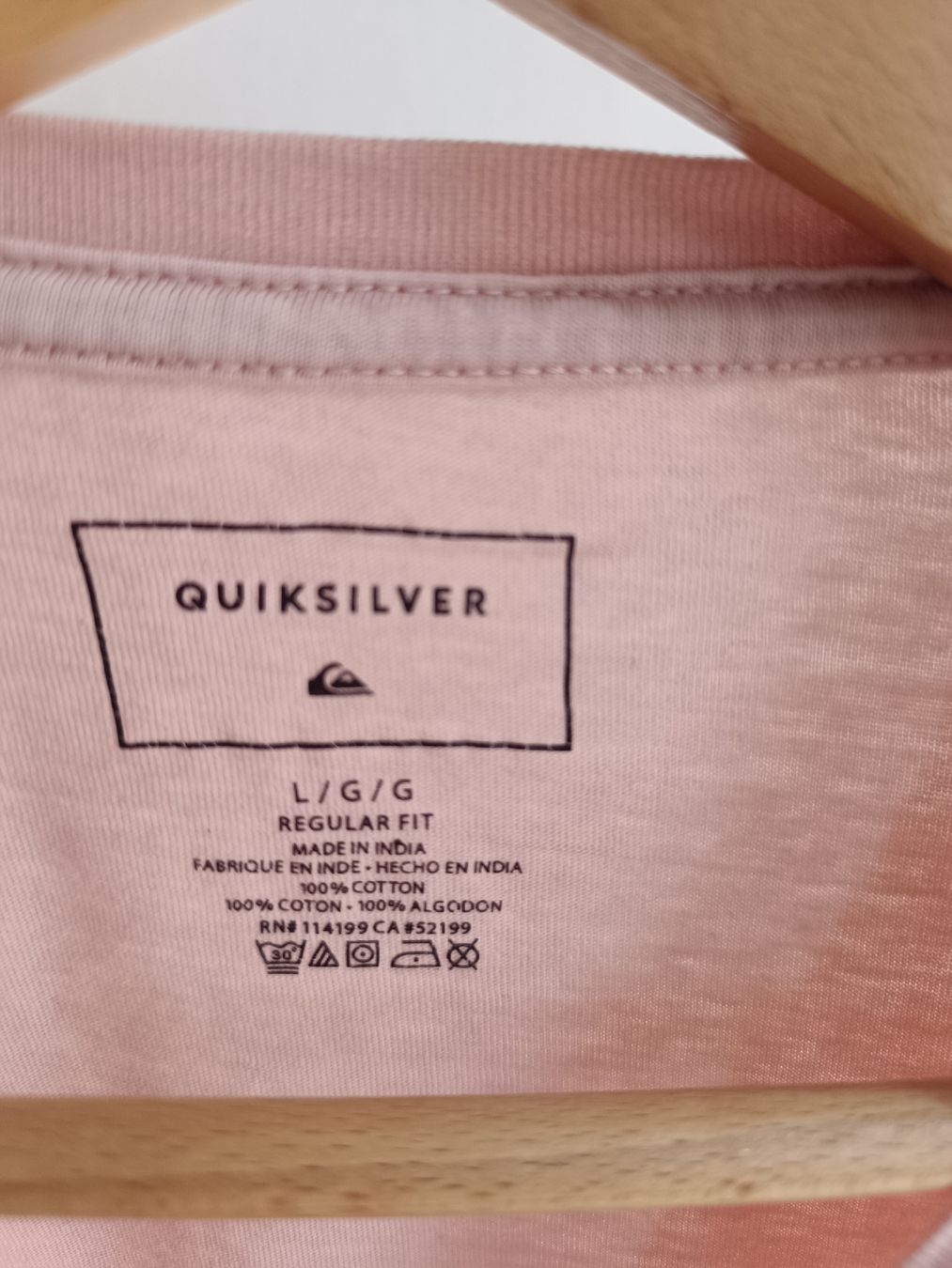Quiksilver T-shirt: Quiksilver Basic T-Shirt in Größe L – Usato da Basel venduto da froehlicherVagabund 2