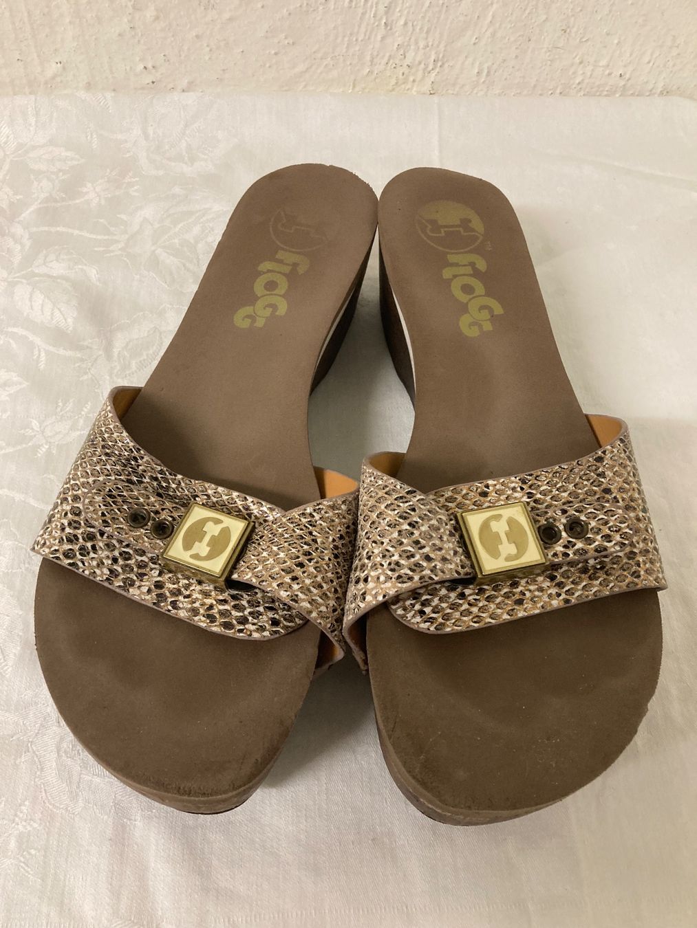 Scarpe da donna: Designer Flogg Holz-Clog, USA,  Leder Gr:38💎 – Usato da dübendorf venduto da Vintage_55 8