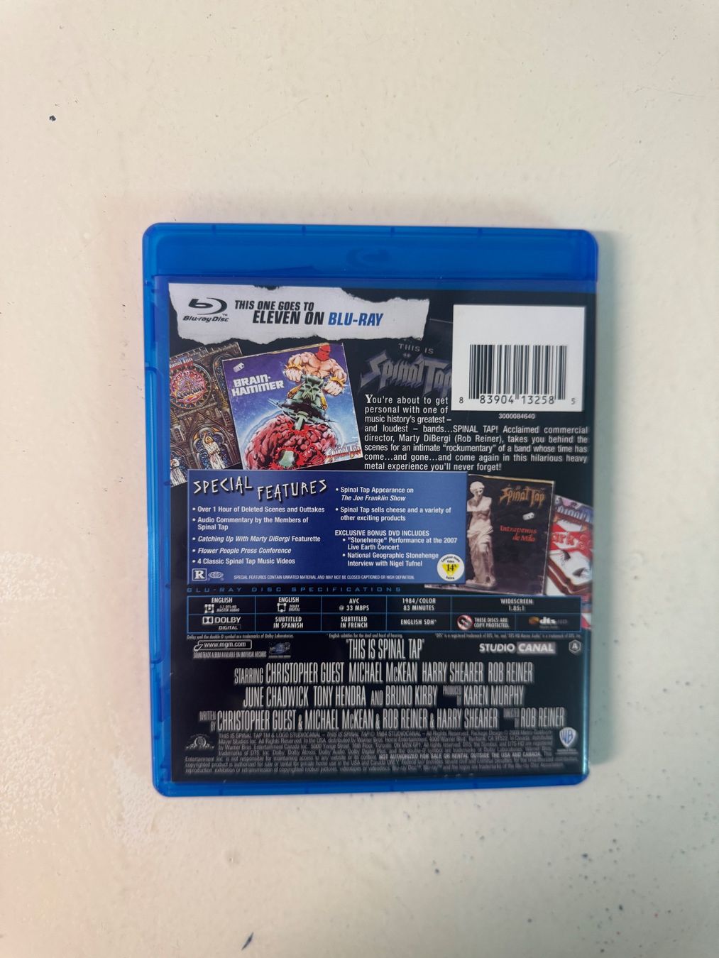 Alle DVDs: THIS IS SPINAL TAP. (BLU-RAY) US IMPORT – Gebraucht aus Basel von san_2qlq 1
