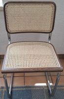 Schöner Freischwinger-Stuhl, Wienergeflecht