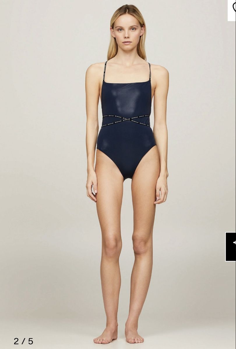 Tommy Hilfiger Costumi da bagno & Bikini: Tommy Hilfiger Badeanzug, dunkelblau, Gr. S – Nuovo (secondo la descrizione) da Rheinfelden venduto da rc_stephan