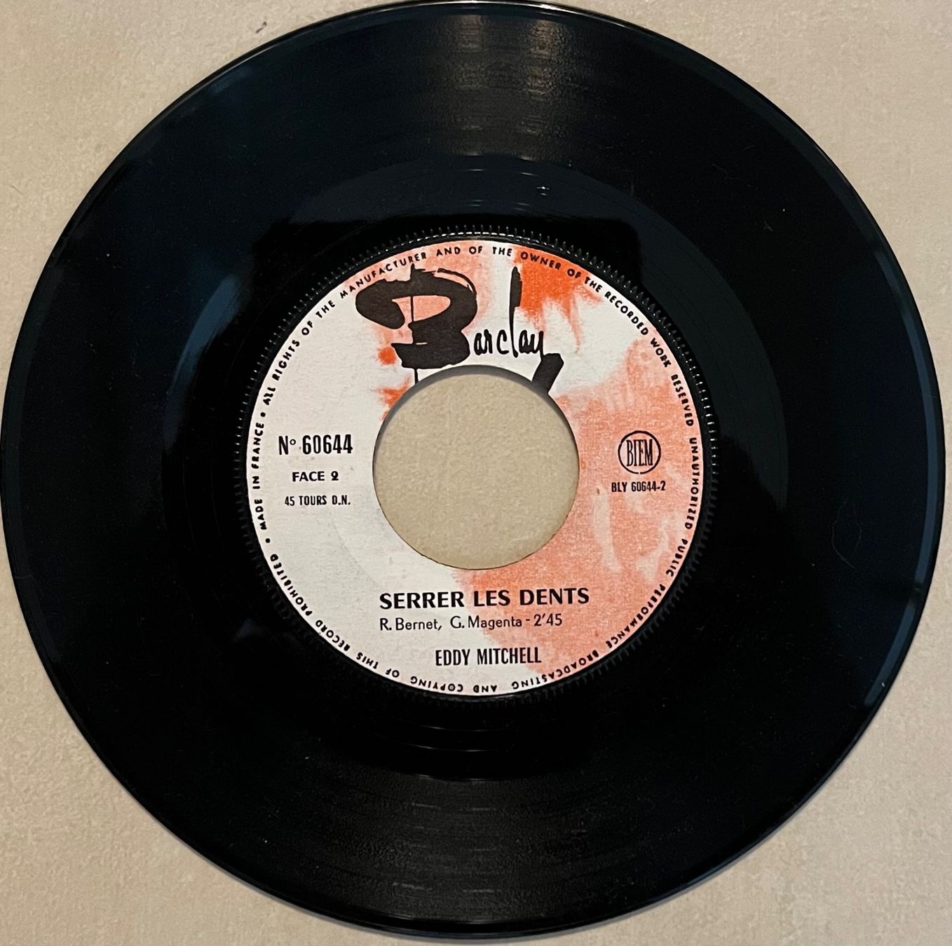 Schallplatten: EDDY MITCHELL - ELLE DETRUIT LES GARCONS – Gebraucht aus Bussigny von vinyl-pas-cher 1