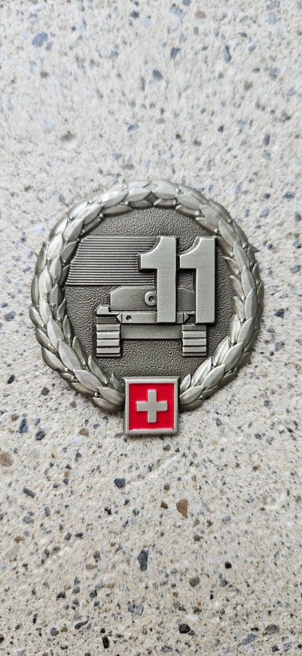 Schweizer Armee Placchette & Badge: *** Beretemblem Silber *** – Nuovo (secondo la descrizione) da Riedholz venduto da fr_sIruP