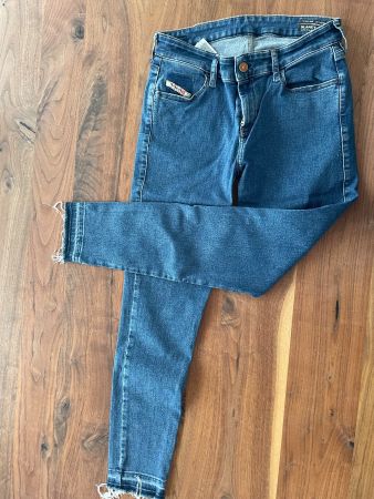 Diesel Slandy-Ankle Jeans, Super Slim, Grösse W29 L32