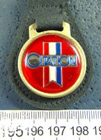 CITATION CHEVROLET AUTO LOGO SCHLÜSSELANHÄNGER VINTAGE LEDRI