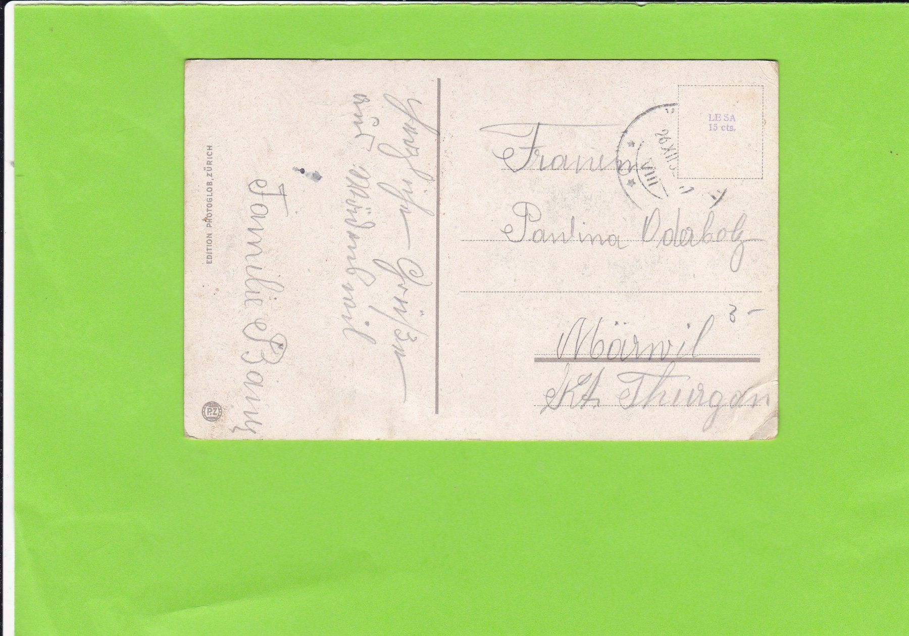 Cartoline postali: Panorama Zürichsee – Usato da St. Peterzell venduto da neckertal 1