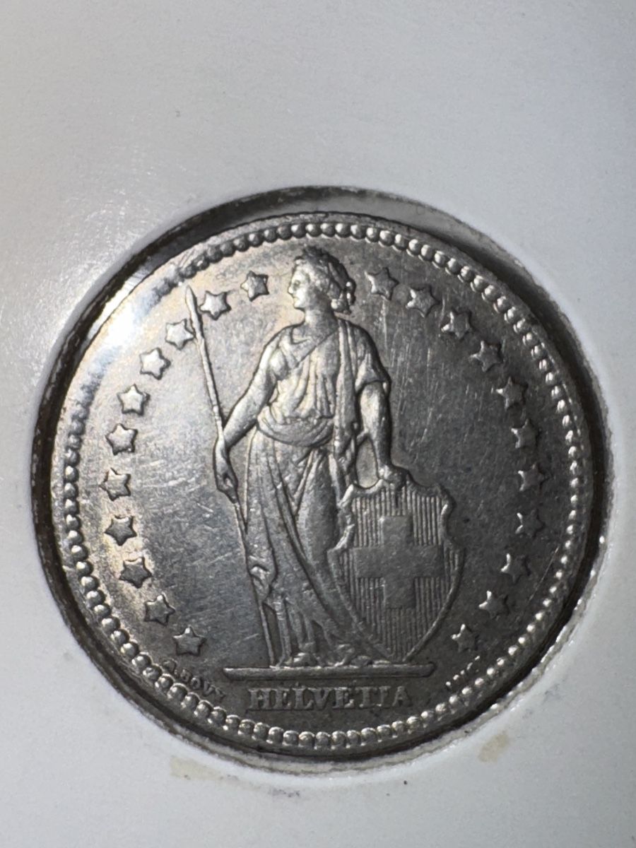 Tutti le monete: **1 Franken 1921 Silber** unzirkuliert – Usato da Aesch LU venduto da TGC4Gs