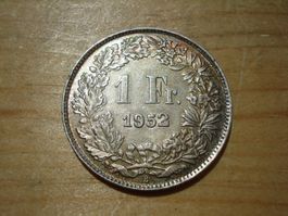 (N2) 1 Franken 1952 UNZ-
