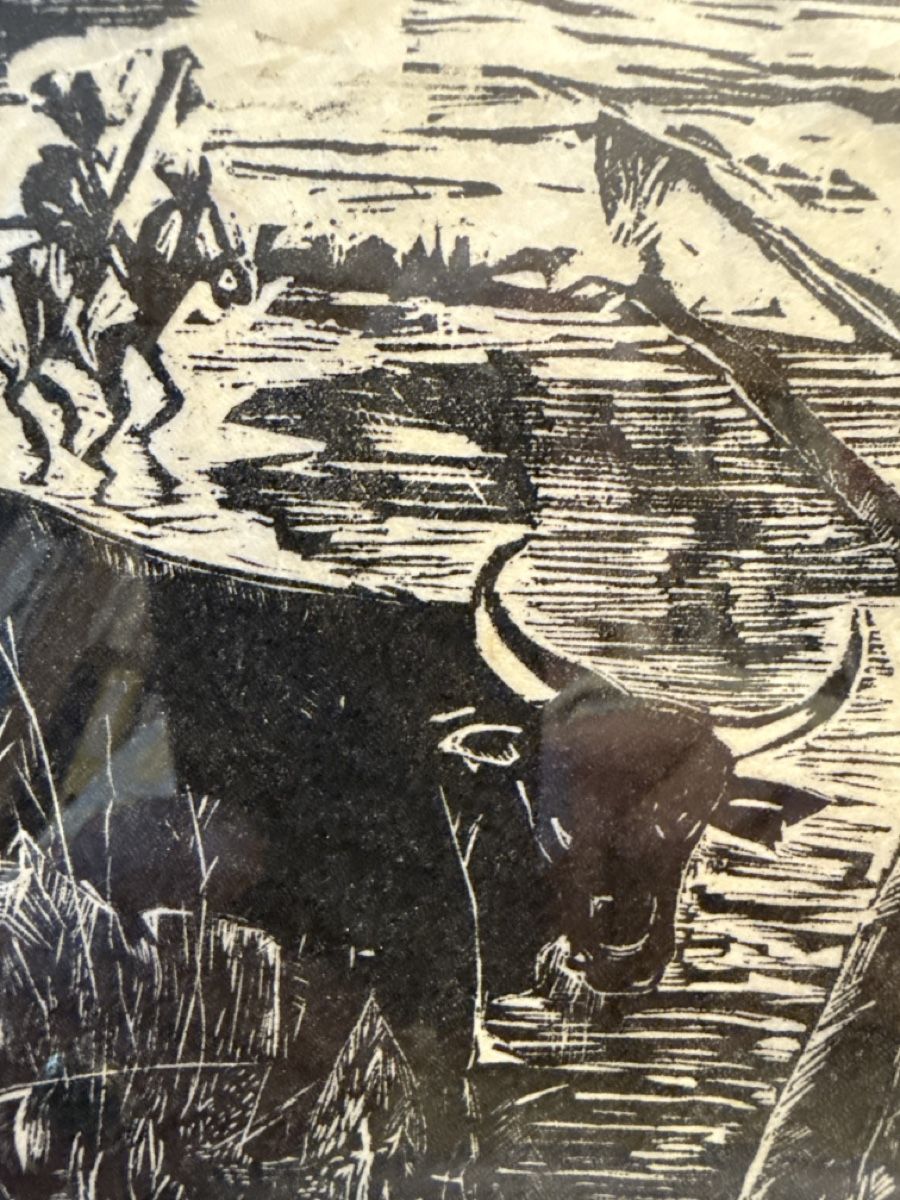 Grafica & Litografie: MEYLAN E. Litho scène champêtre – Usato da Schmitten FR venduto da Hohezelg 3