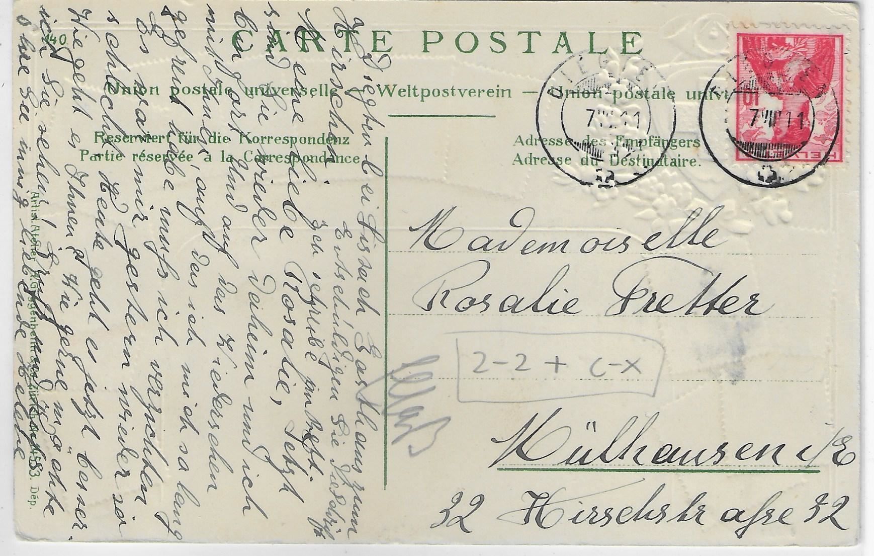 Cartoline postali: Diegten - Dorfpartie - Präge-Litho – Antico da Ettingen venduto da Kartenplanet 1