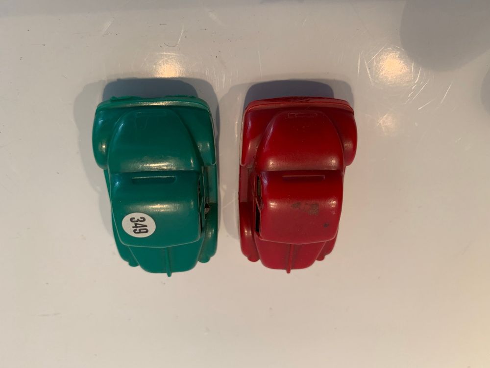 2 x Uhrwerk autos zu Bahn mit Schlüssel Funktion i.O. 3