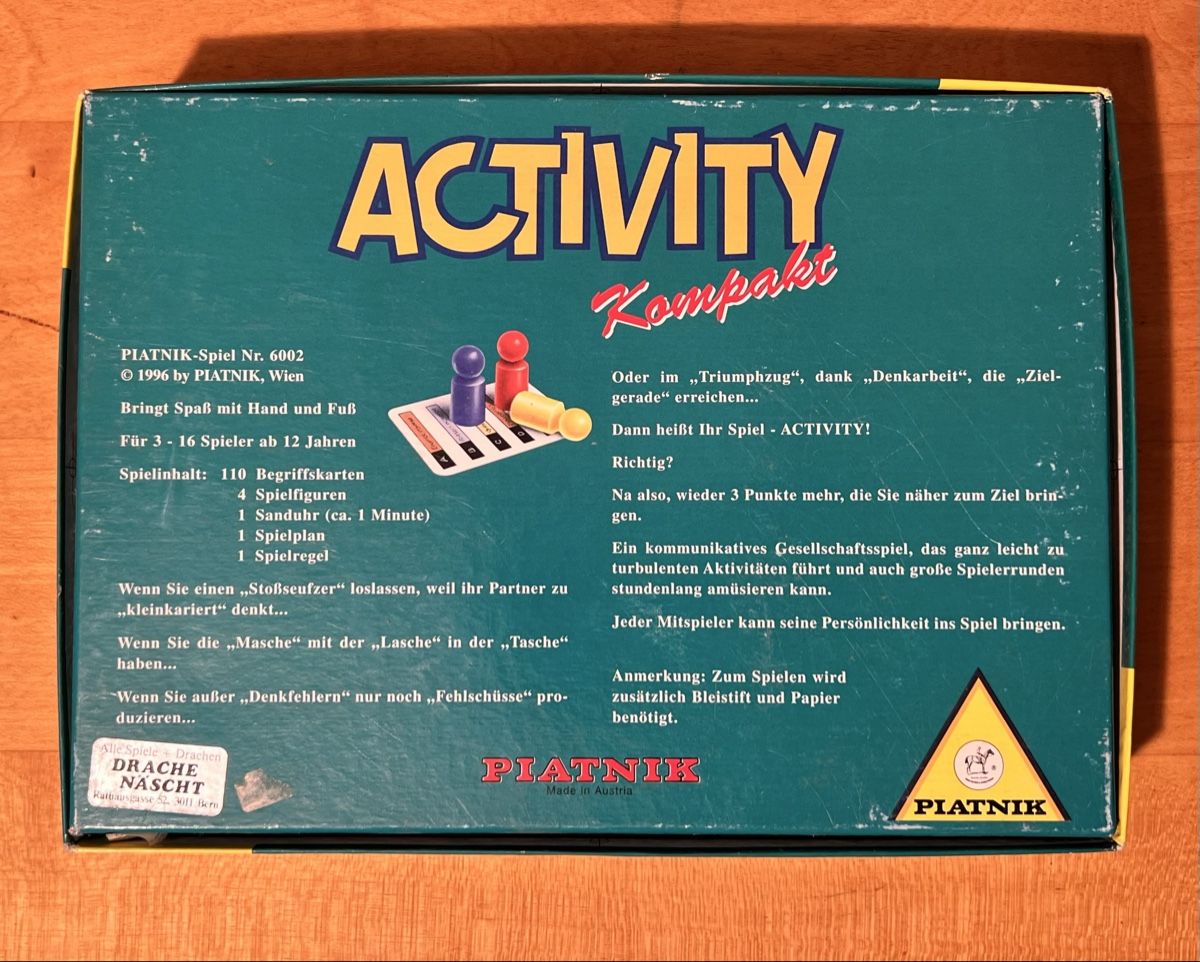Giochi: Activity Kompakt - Der Spieleklassiker – Usato da Münsingen venduto da RARIFY 2