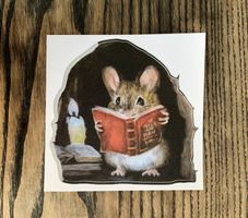 Wand Sticker Wandtattoo Kleber Leiste Maus Mauseloch
