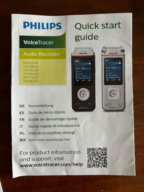 Philips Enregistreurs: VoiceTracer-Diktiergerät von PHILIPS – Neuf (Voir description) à Zofingen par ann_5mnl 2