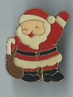 Weihnachtsmann Pin