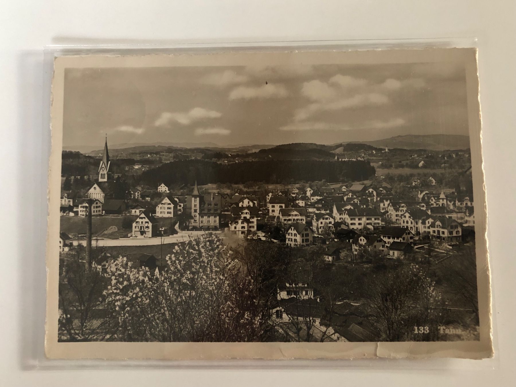 Cartoline postali: TANN ZH 1937 -Gesamtansich – Usato da Lufingen venduto da Rac0