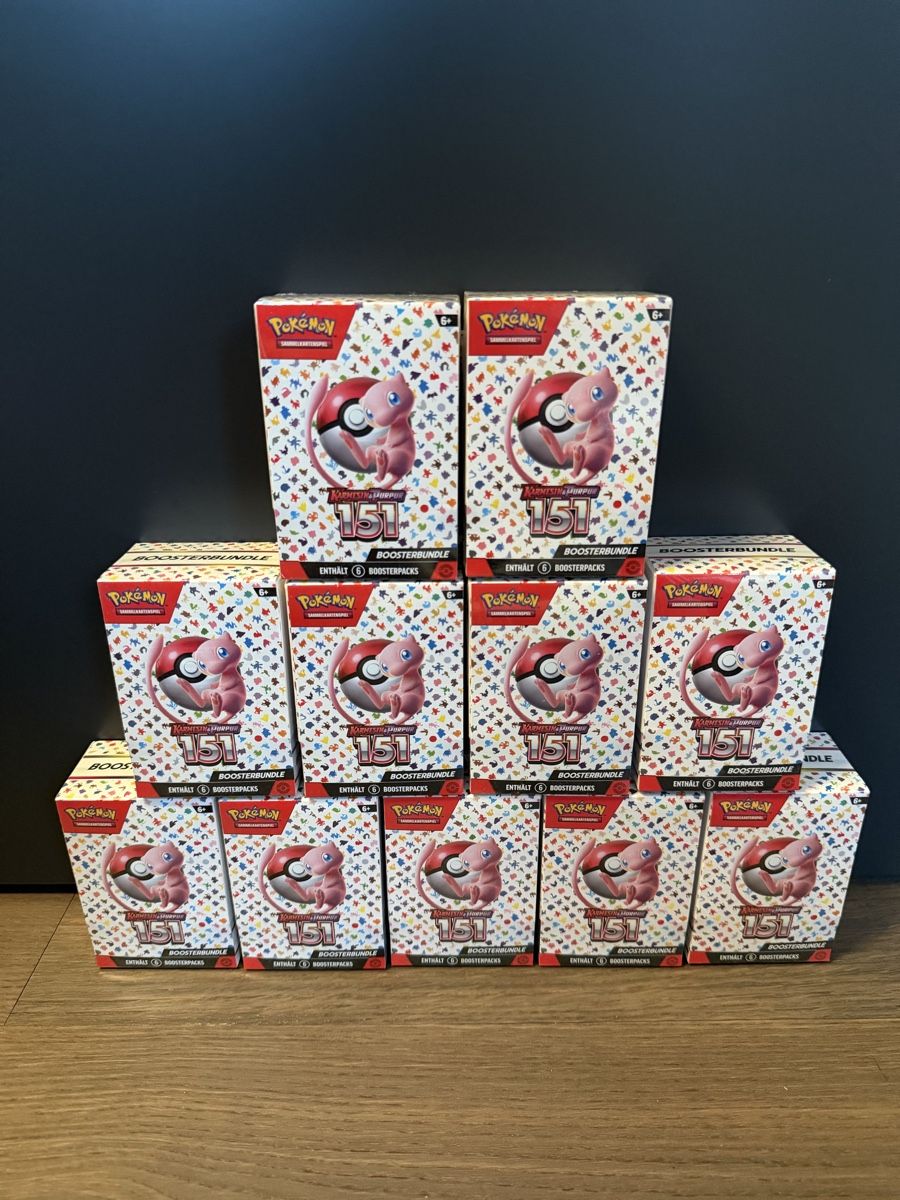 Pokémon Carte collezionabili: Pokemon 151 Booster Bundle (DE) – Nuovo e nell'imballaggio originale da Schaffhausen venduto da solequart