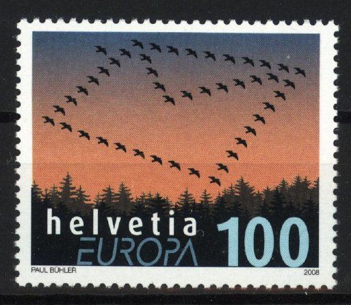 Alle Briefmarken: 2008, Sondermarke Europa ** – Gebraucht aus Willisau von Vollstempel
