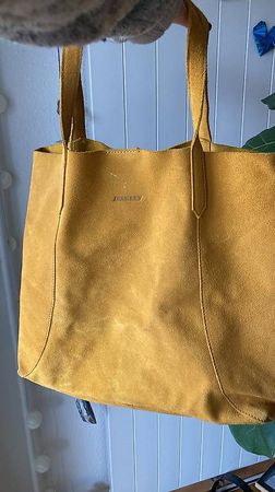 Sac en cuir jaune Salted
