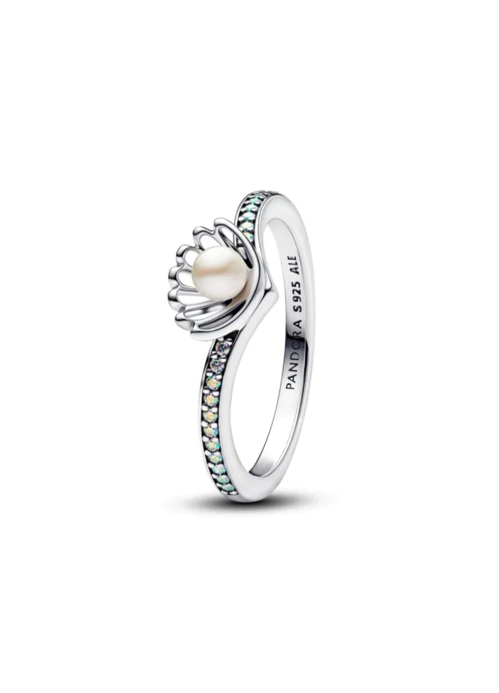 Pandora Anelli: Pandora Muschel Ring mit Perle, Sterling Silber, Gr. 52 – Usato da Eyholz venduto da ile_gwp7