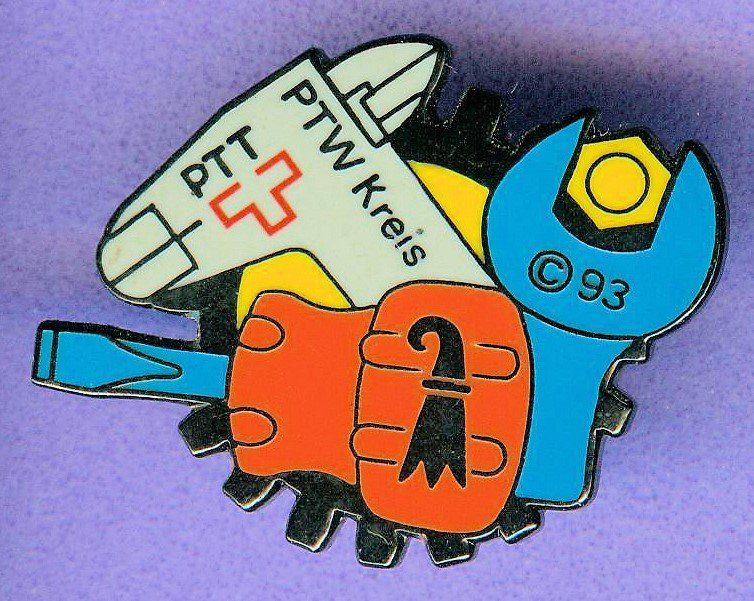 Placchette & Badge: PTT   PTW Kreis  Basel '93 – Usato da Winterthur venduto da Sammleroase