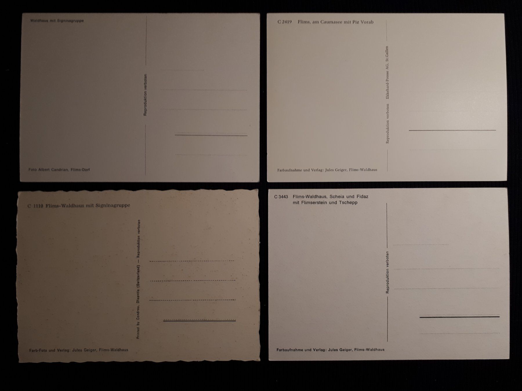 Cartoline postali: 4 AK FLIMS – Usato da Ponto Valentino venduto da giorgia06 1