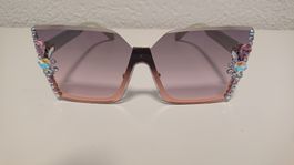 Glamour Sonnenbrille mit Strass - Sommer Hit!