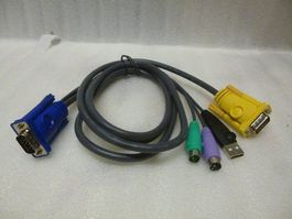 Cable multiple VGA - KVM - UBS - Cm 1.80