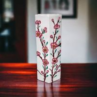 Ancien vase porcelaine peint signé LIGNO Italie. XIX siècle