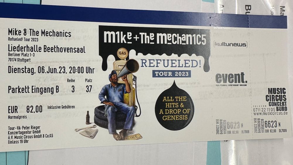 Mike and the Mechanisch Refueled Tour 2023 in Stuttgart Acheter sur Ricardo
