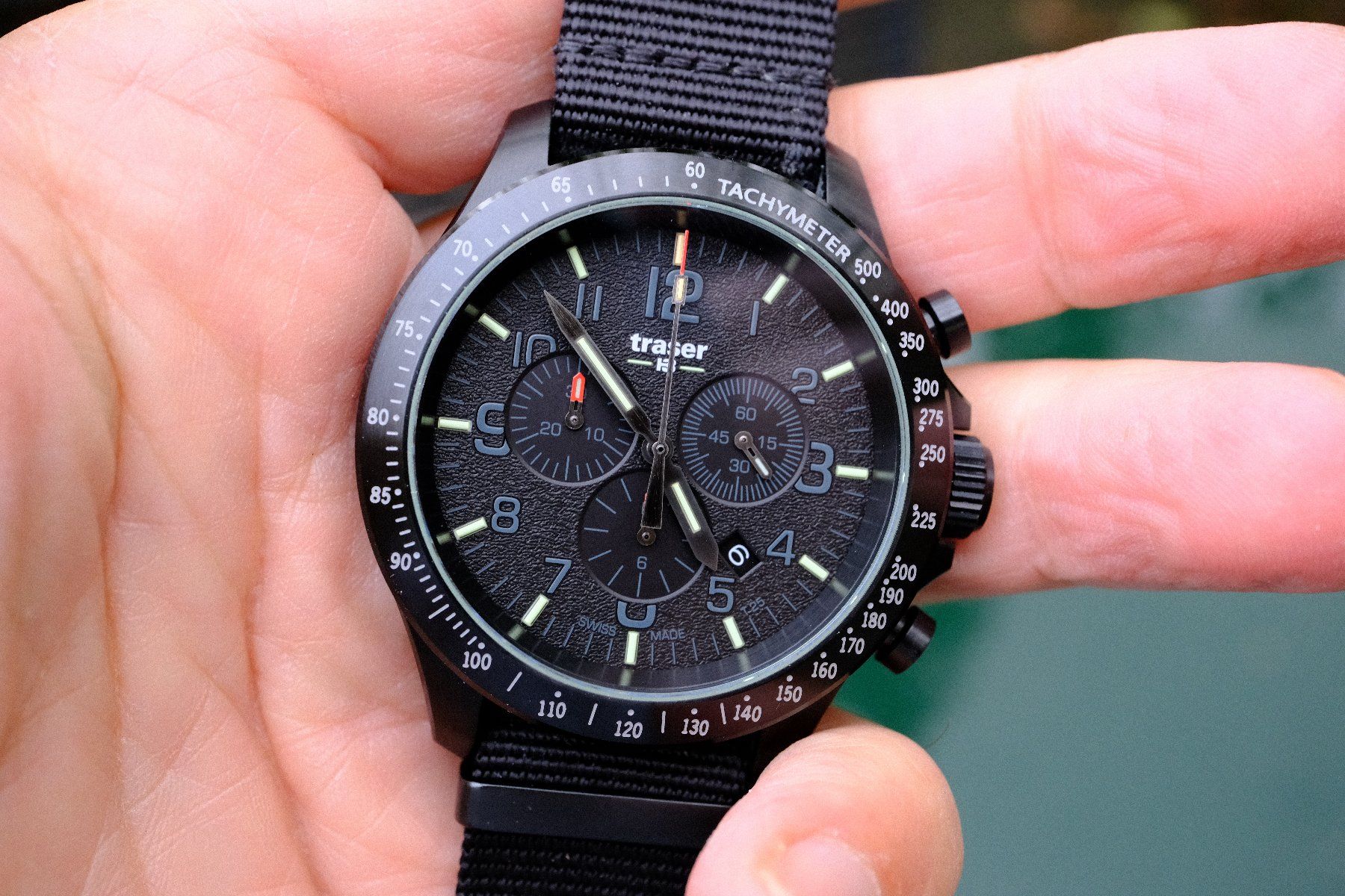 Traser Orologi: Traser Uhr / H3 Chronograph / mb-microtec /ca. 45mm – Usato da Bern venduto da Xtralite 1