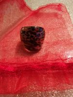 Bague léopard brillante