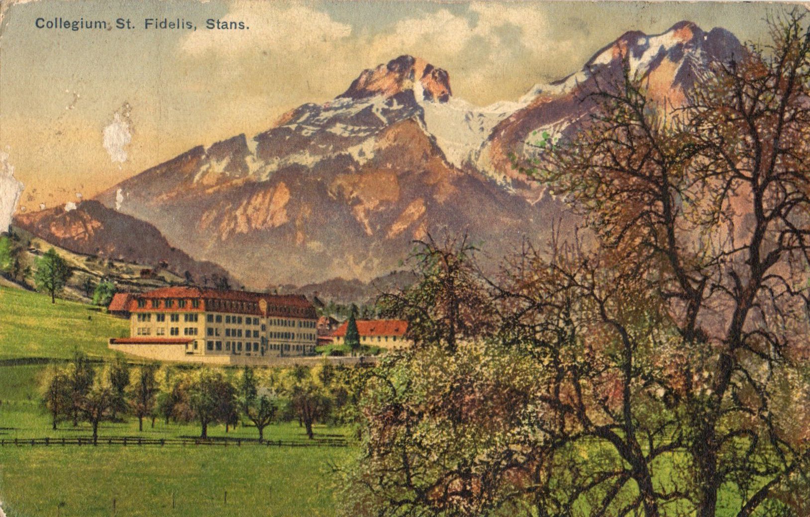 Cartoline postali: Stans - Collegium St.Fidelis – Difettoso da Melano venduto da pisonsdro