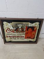 Coca-Cola werbe glassbild