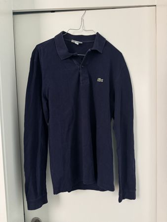 Lacoste Polo dunkelblau langarm